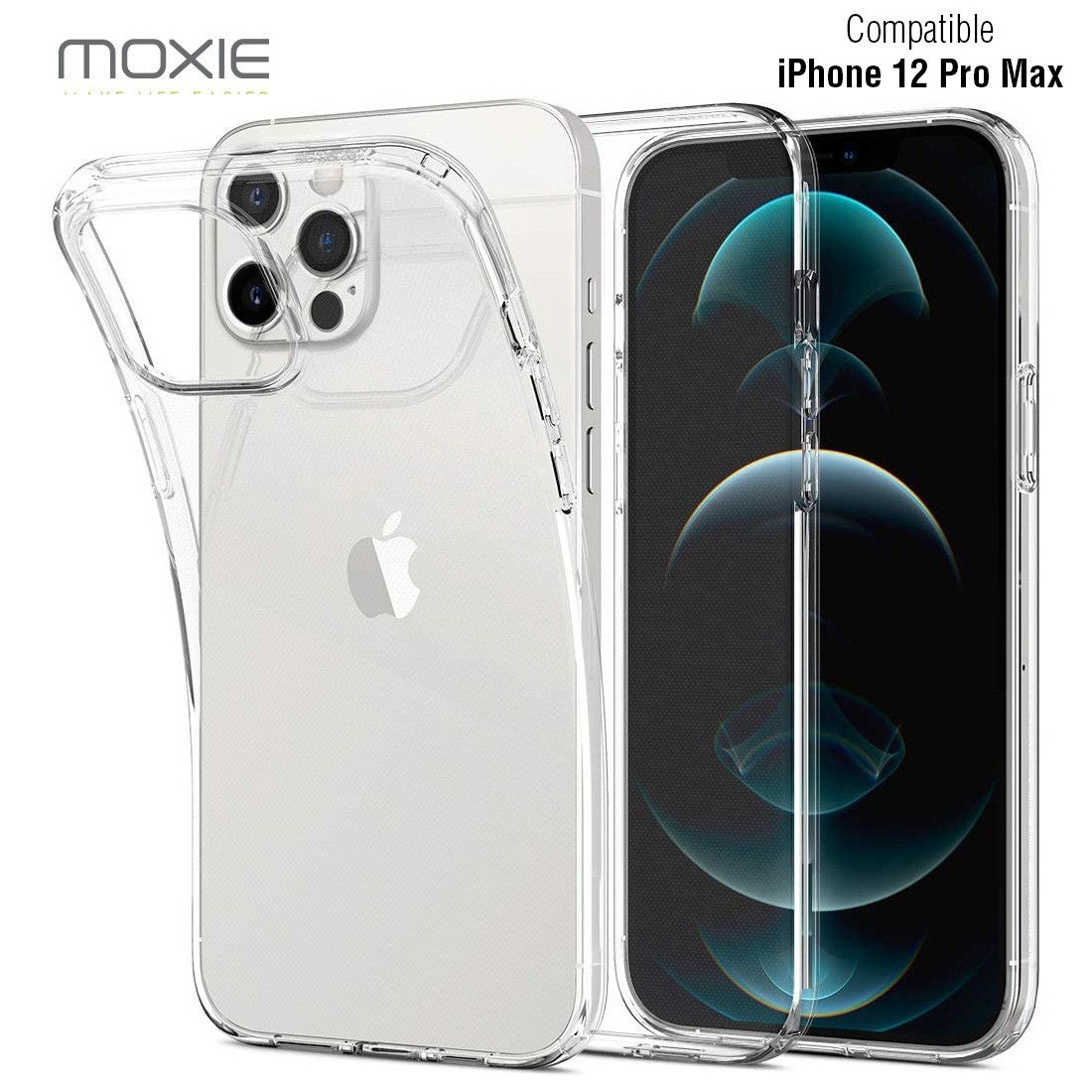 Housse ultra fine 0.25mm Moxie Skintrans iPhone 12 Pro Max 6.7"