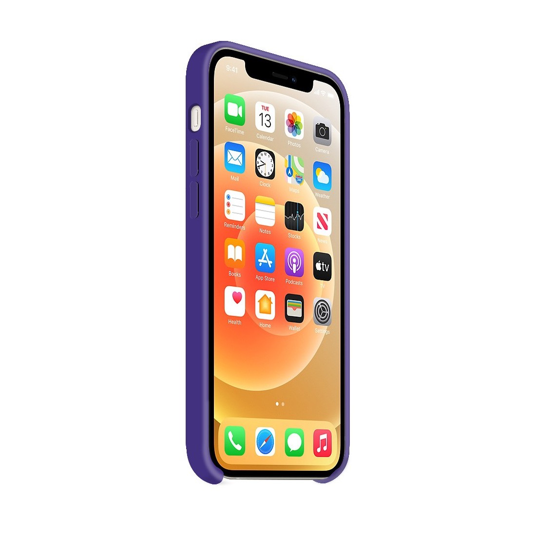 Moxie Coque silicone iPhone 12 / 12 Pro 6.1" [BeFluo] - Intérieur Microfibre, Coque Anti-chocs et Anti-rayures pour iPhone 12 / 