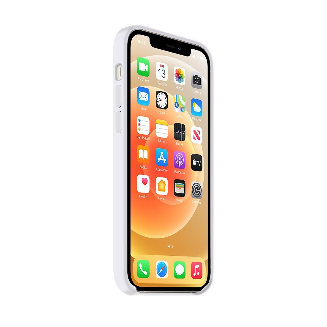 Moxie Coque silicone iPhone 12 / 12 Pro 6.1" [BeFluo] - Intérieur Microfibre, Coque Anti-chocs et Anti-rayures pour iPhone 12 / 