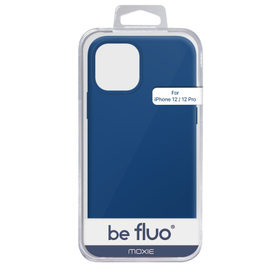 Moxie Coque silicone iPhone 12 / 12 Pro 6.1" [BeFluo] - Intérieur Microfibre, Coque Anti-chocs et Anti-rayures pour iPhone 12 / 