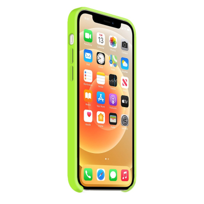 Moxie Coque silicone iPhone 12 / 12 Pro 6.1" [BeFluo] - Intérieur Microfibre, Coque Anti-chocs et Anti-rayures pour iPhone 12 / 