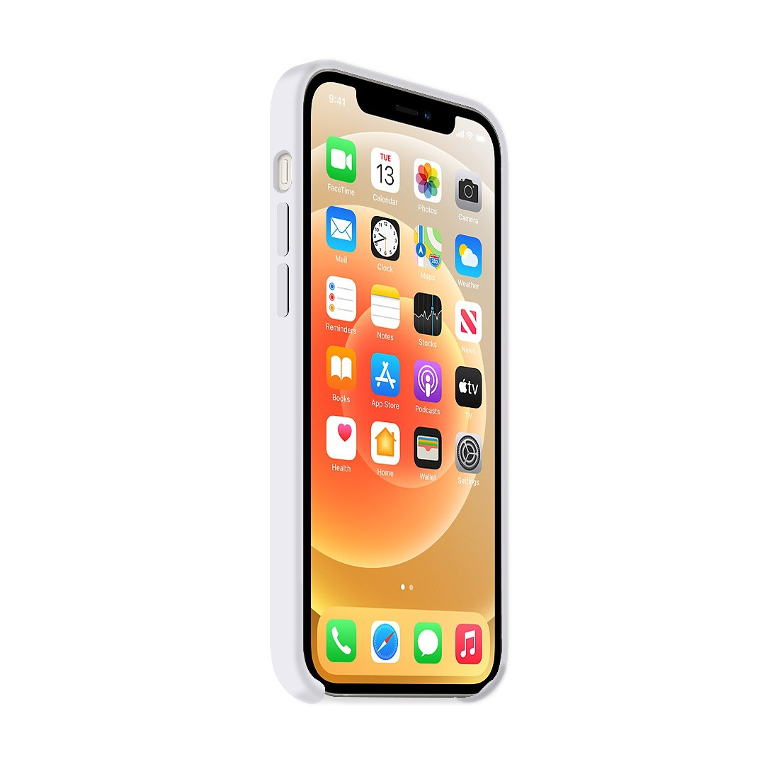 Moxie Coque silicone iPhone 12 mini 5.4" [BeFluo] - Intérieur Microfibre, Coque Anti-chocs et Anti-rayures pour iPhone 12 Mini 5