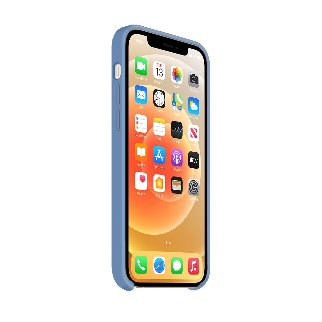 Moxie Coque silicone iPhone 12 mini 5.4" [BeFluo] - Intérieur Microfibre, Coque Anti-chocs et Anti-rayures pour iPhone 12 Mini 5