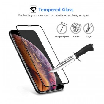 Moxie Verre Trempé iPhone 12 Mini 5.4" [Ultimate 3D+] Protection d'écran Complète en Verre Trempé 9H Ultra Clair, Anti-rayures e