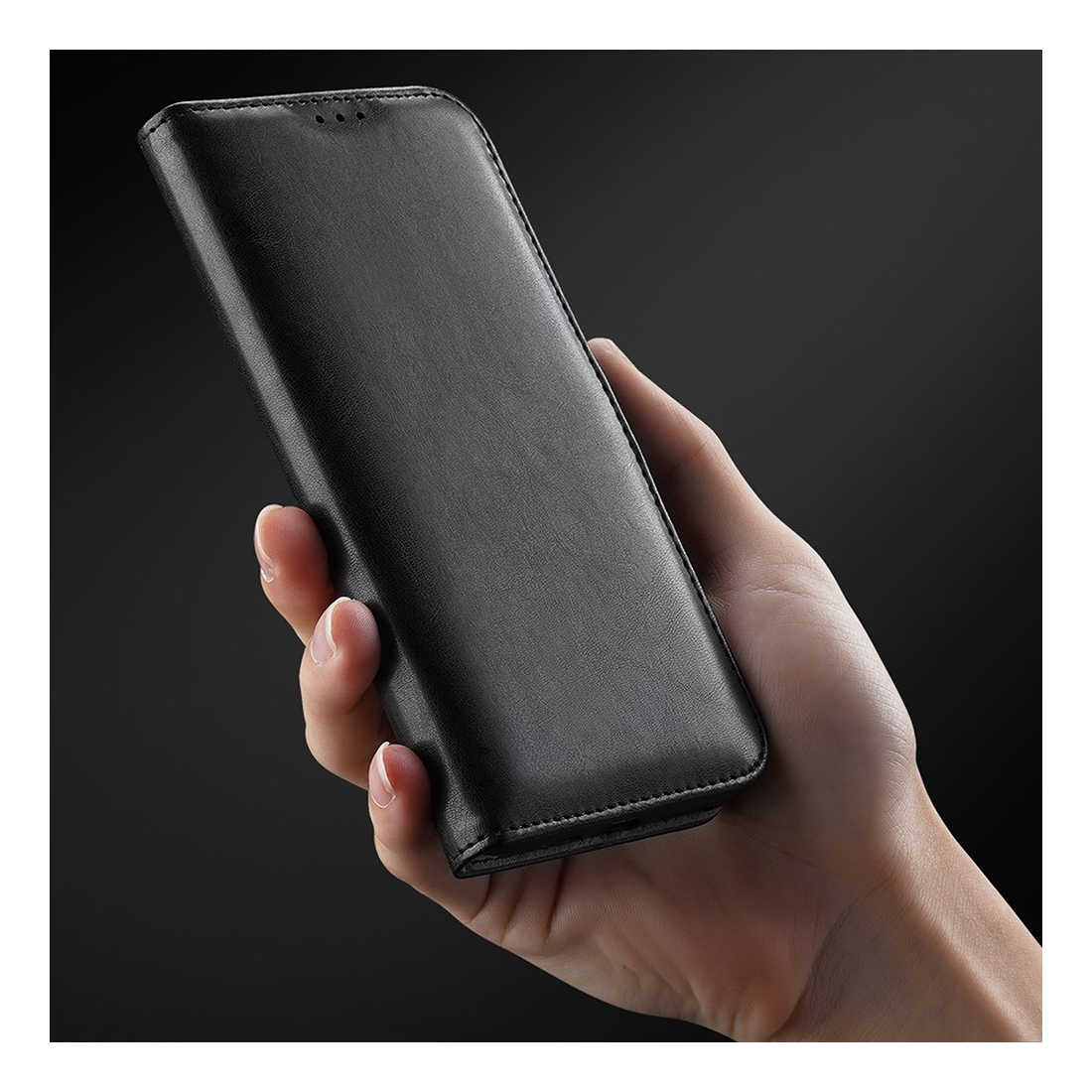 DUX DUCIS Etui Kado en PU, Porte CB pour iPhone 12 Pro Max - NOIR