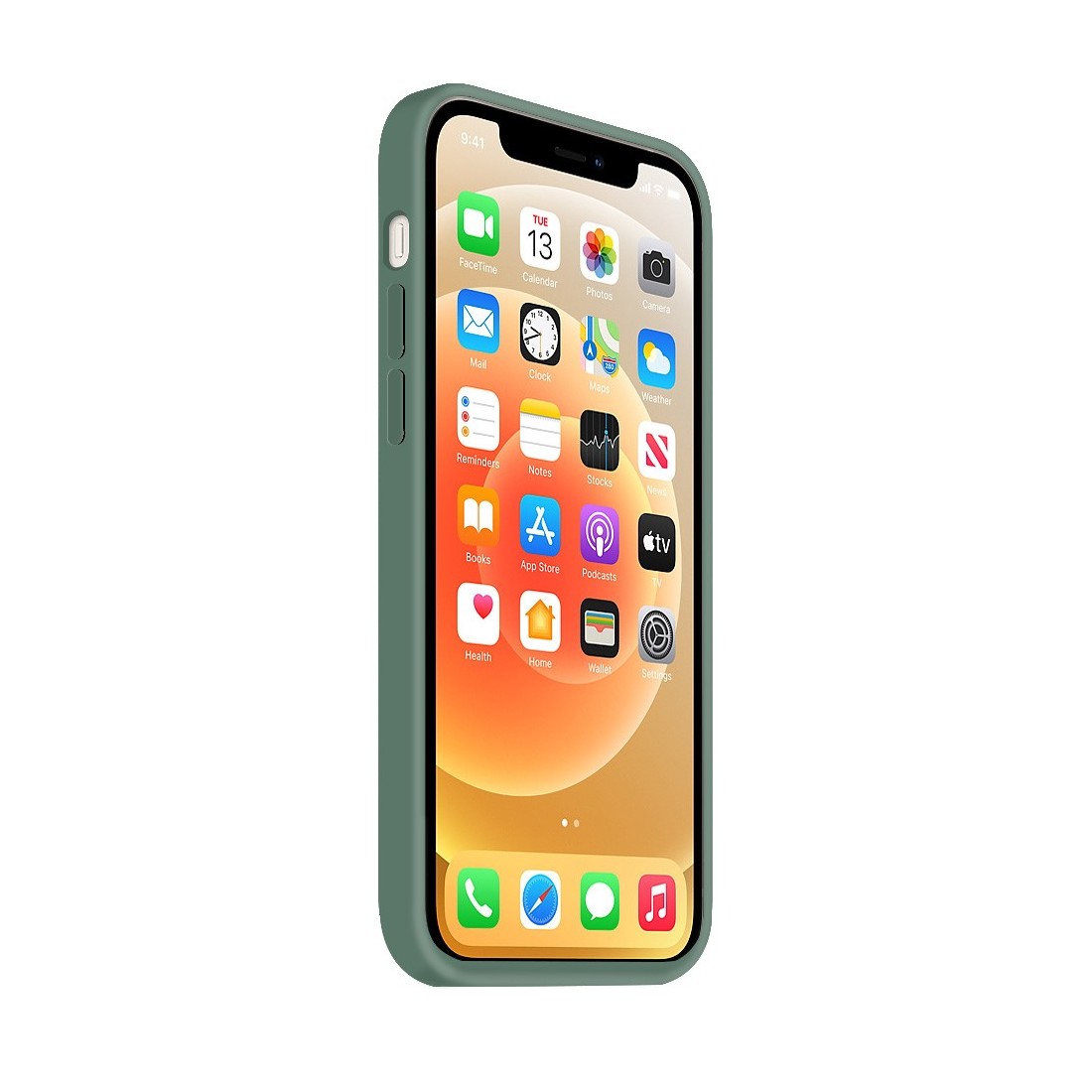 Moxie Coque silicone iPhone 12 Mini  [BeFluo Full Protect] - Intérieur Microfibre, Coque Anti-chocs et Anti-rayures pour iPhone 