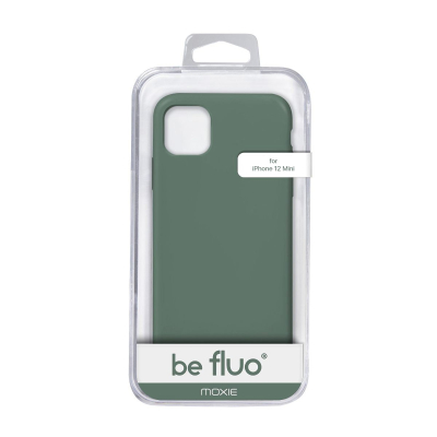 Moxie Coque silicone iPhone 12 Mini  [BeFluo Full Protect] - Intérieur Microfibre, Coque Anti-chocs et Anti-rayures pour iPhone 