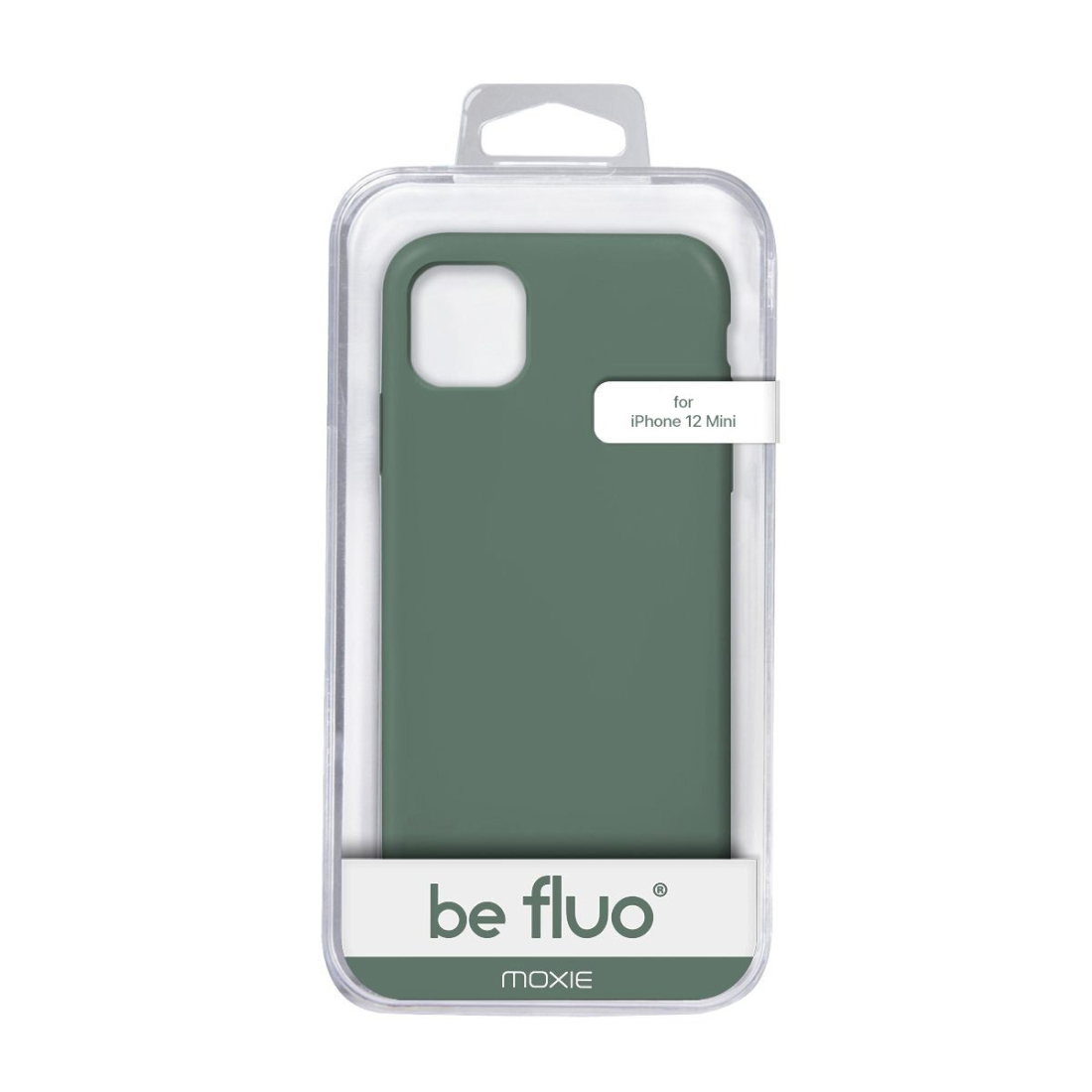 Moxie Coque silicone iPhone 12 Mini  [BeFluo Full Protect] - Intérieur Microfibre, Coque Anti-chocs et Anti-rayures pour iPhone 