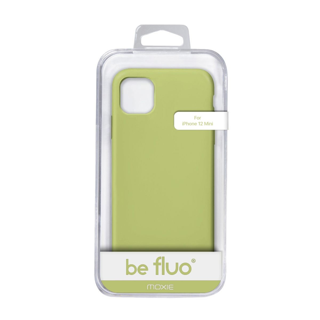 Moxie Coque silicone iPhone 12 Mini  [BeFluo Full Protect] - Intérieur Microfibre, Coque Anti-chocs et Anti-rayures pour iPhone 