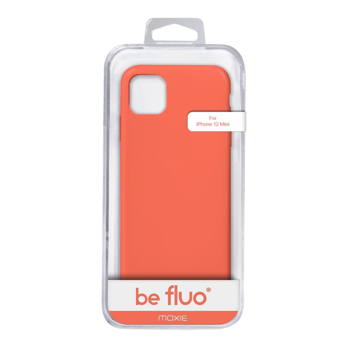 Moxie Coque silicone iPhone 12 Mini  [BeFluo Full Protect] - Intérieur Microfibre, Coque Anti-chocs et Anti-rayures pour iPhone 