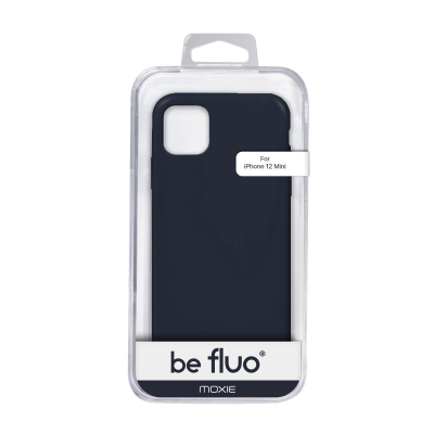 Moxie Coque silicone iPhone 12 Mini  [BeFluo Full Protect] - Intérieur Microfibre, Coque Anti-chocs et Anti-rayures pour iPhone 