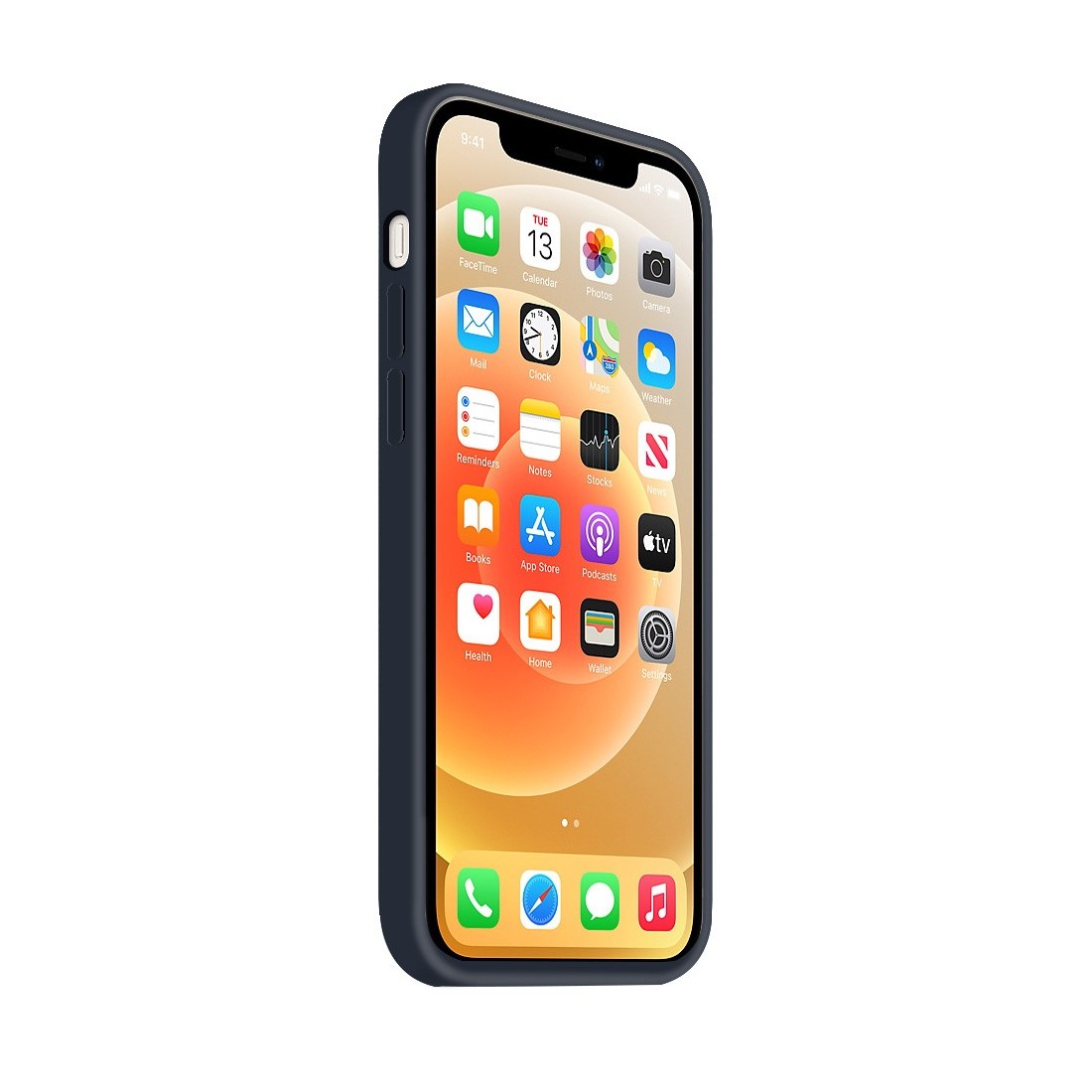 Moxie Coque silicone iPhone 12 Mini  [BeFluo Full Protect] - Intérieur Microfibre, Coque Anti-chocs et Anti-rayures pour iPhone 