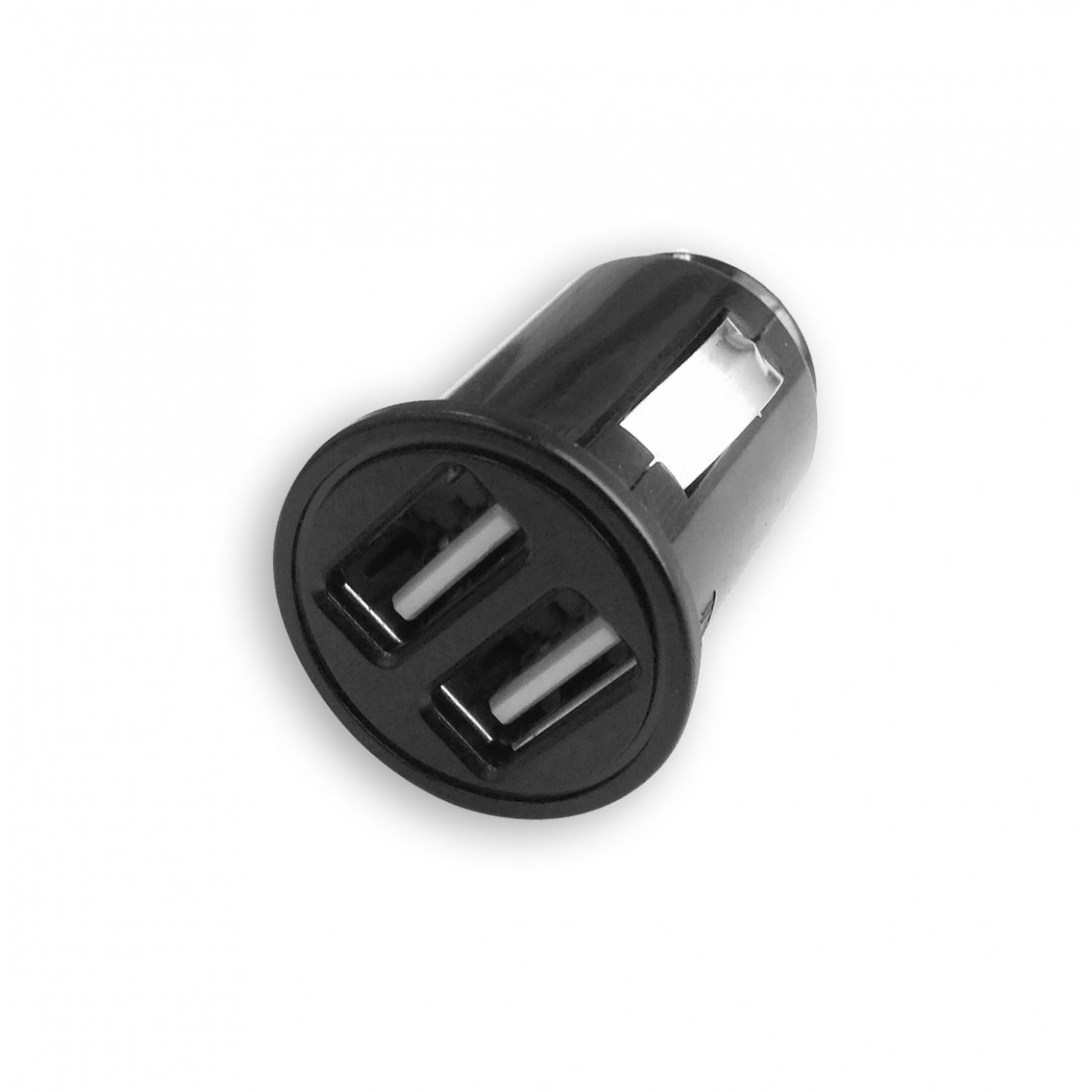 -VRAC- Moxie Mini chargeur allume-cigare universel avec 2 entrées USB 3A - Noir