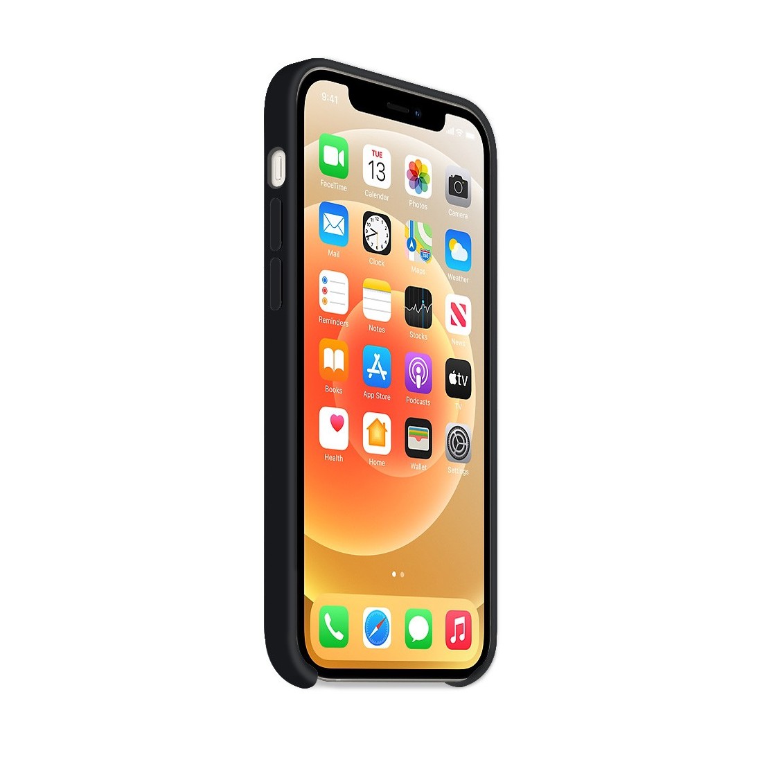 Moxie Coque silicone iPhone 12 Mini [BeFluo Full Protect] - Intérieur Microfibre, Coque Anti-chocs et Anti-rayures pour iPhone 1