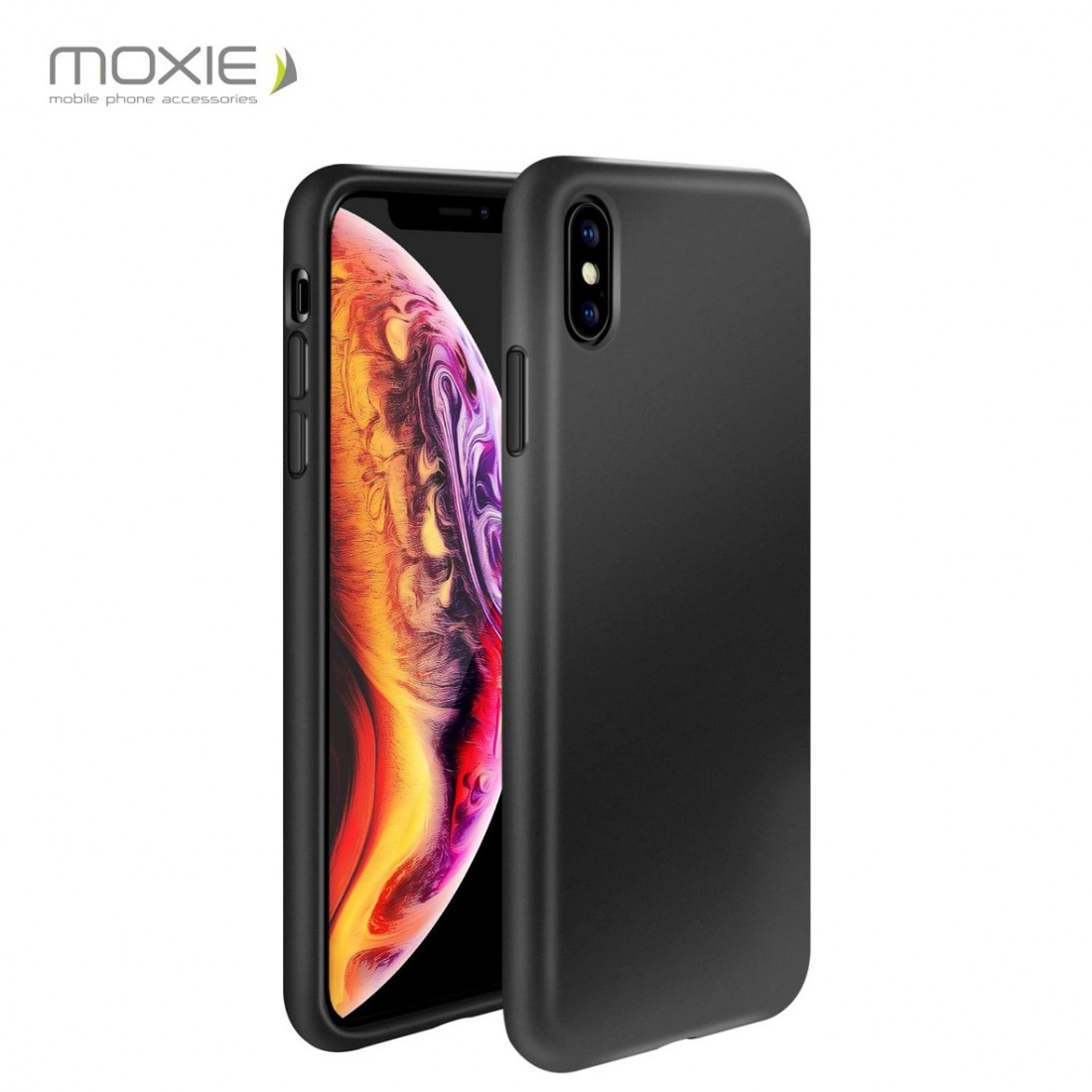 Housse TPU mat black pour iPhone X/XS