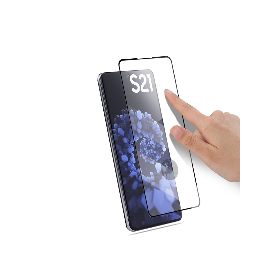 Protection d'écran incurvé Samsung Galaxy S21 en verre trempé, Moxie [Ultimate 3D+]