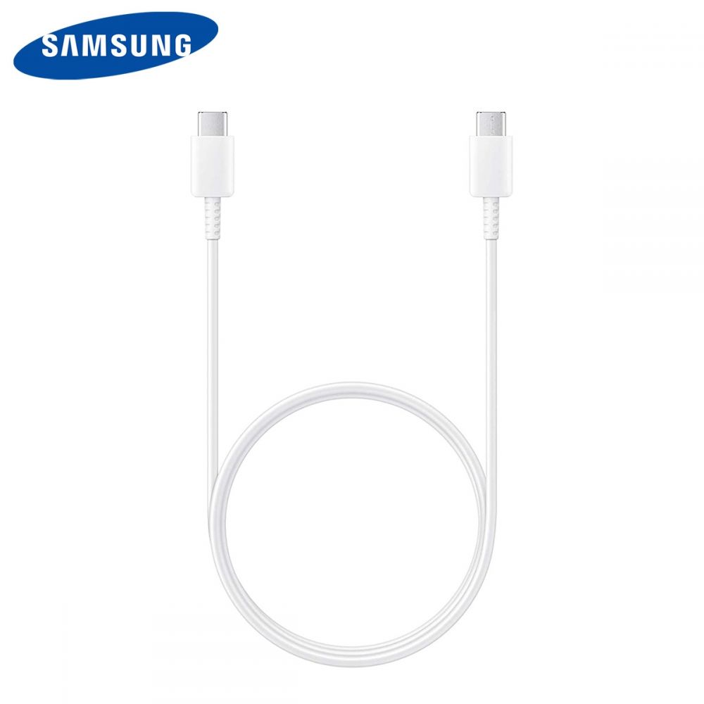 Cable Data Samsung EP-DG970 Type-C vers Type-C blanc - 1M