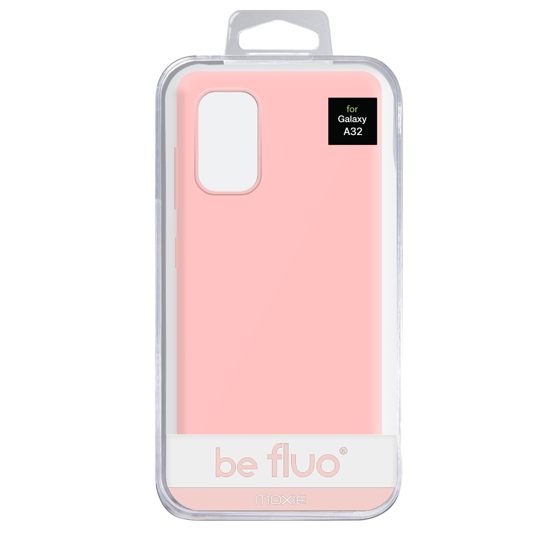 Coque Silicone Be Fluo Anti-chocs et Anti-rayures Intérieur Microfibre pour Galaxy A32 5G - rose