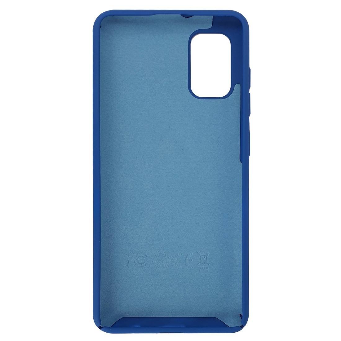 Coque Silicone Be Fluo Anti-chocs et Anti-rayures Intérieur Microfibre pour Galaxy S21+ - Bleu fonçé