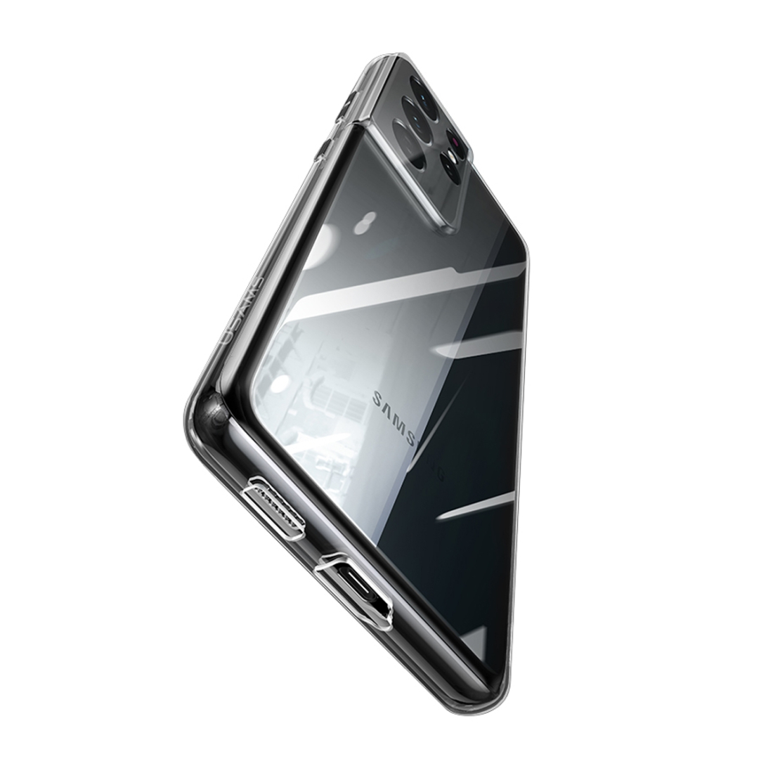 Coque transparente en TPU USAMS pour Galaxy S21+