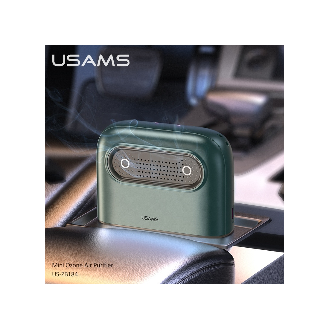 Purificateur d'air pour voiture et maison USAMS ZB184 - blanc