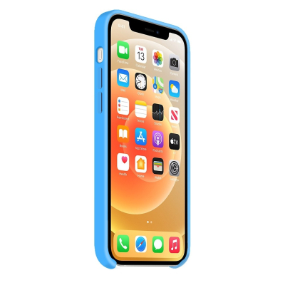 Moxie Coque silicone iPhone 12 / 12 Pro 6.1" [BeFluo] - Intérieur Microfibre, Coque Anti-chocs et Anti-rayures pour iPhone 12 / 