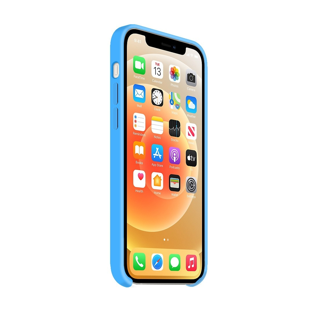 Moxie Coque silicone iPhone 12 / 12 Pro 6.1" [BeFluo] - Intérieur Microfibre, Coque Anti-chocs et Anti-rayures pour iPhone 12 / 