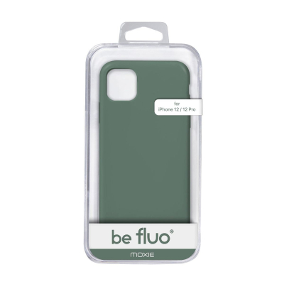 Moxie Coque silicone iPhone 12 / 12 Pro  [BeFluo] - Intérieur Microfibre, Coque Anti-chocs et Anti-rayures pour iPhone 12 / 12 P