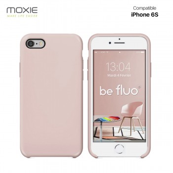 Moxie Coque iPhone 6/6S [BeFluo] Coque Silicone Fine et Légère pour iPhone 6S et iPhone 6, Intérieur Microfibre, Coque Anti-choc