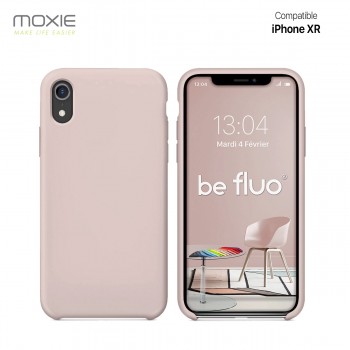 Moxie Coque iPhone XR [BeFluo] Coque Silicone Fine et Légère pour iPhone 6S et iPhone 6, Intérieur Microfibre, Coque Anti-chocs 