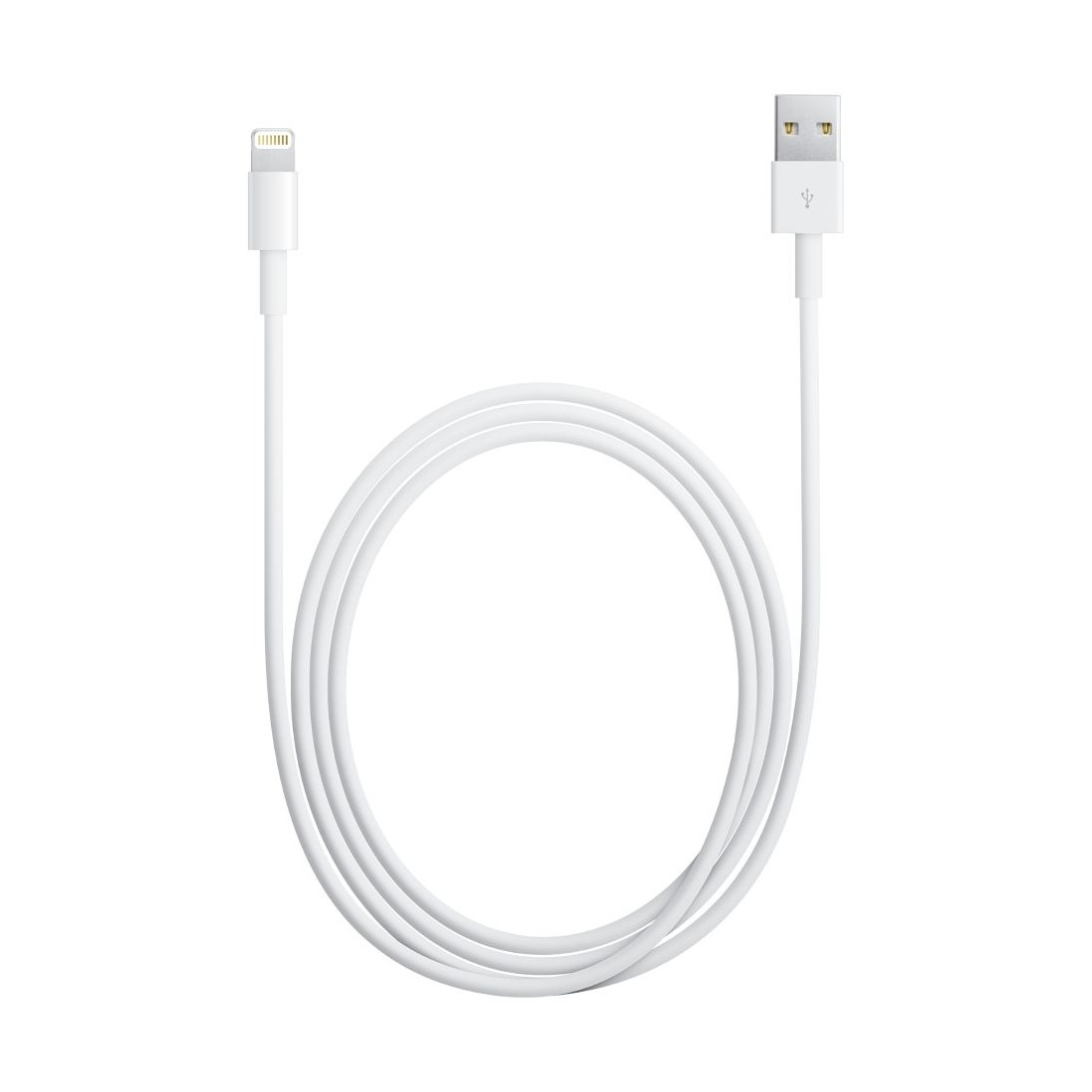 Pack chargeur secteur 2.4A + 1 câble lightning 1mètre - blanc