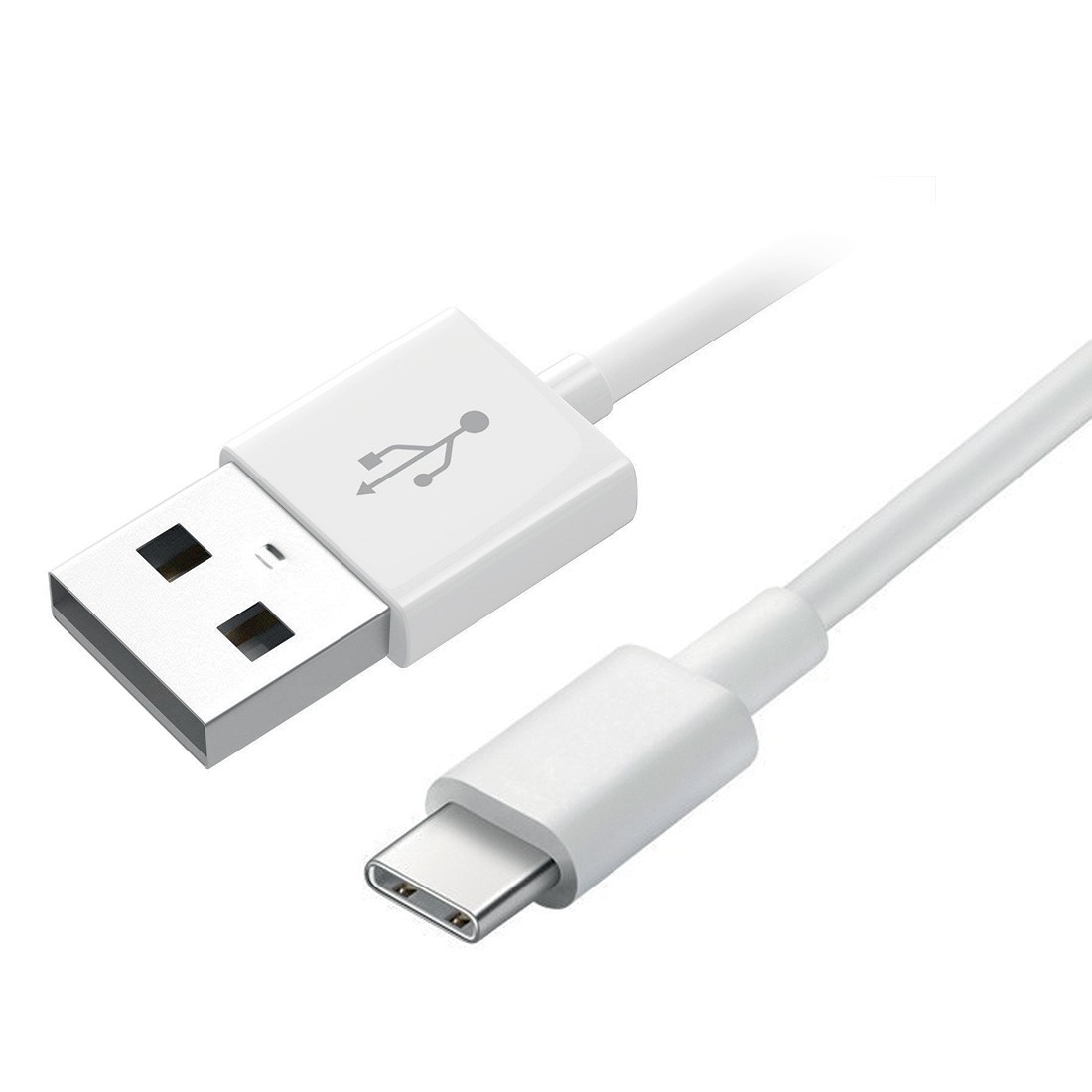 Pack chargeur secteur 1A + 1 câble Type-C 1mètre - blanc