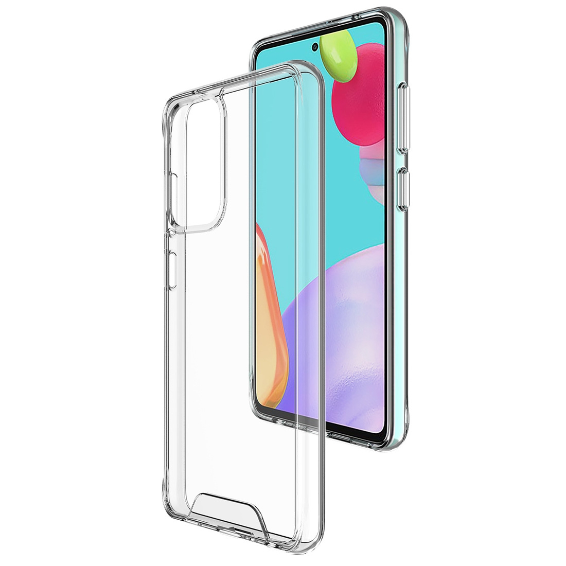 Coque renforcée Moxie transparente en TPU et Acrylique pour Galaxy A52