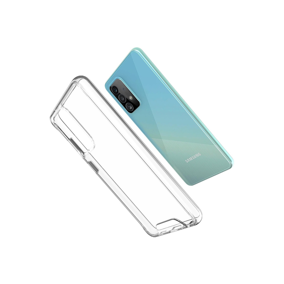 Coque renforcée Moxie transparente en TPU et Acrylique pour Galaxy A52