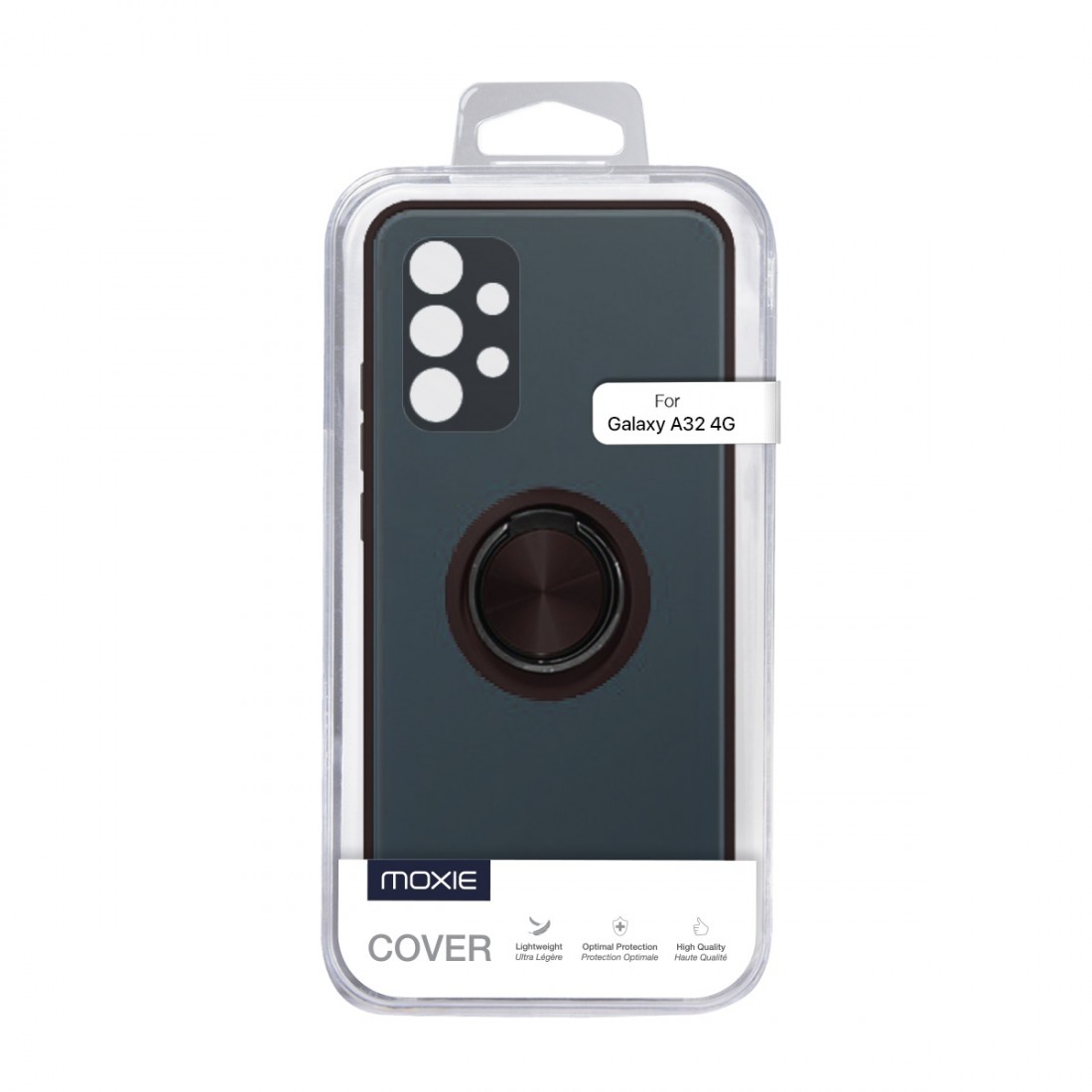 Coque Moxie R-Hold Samsung A32 4g avec ring holder + contour noir