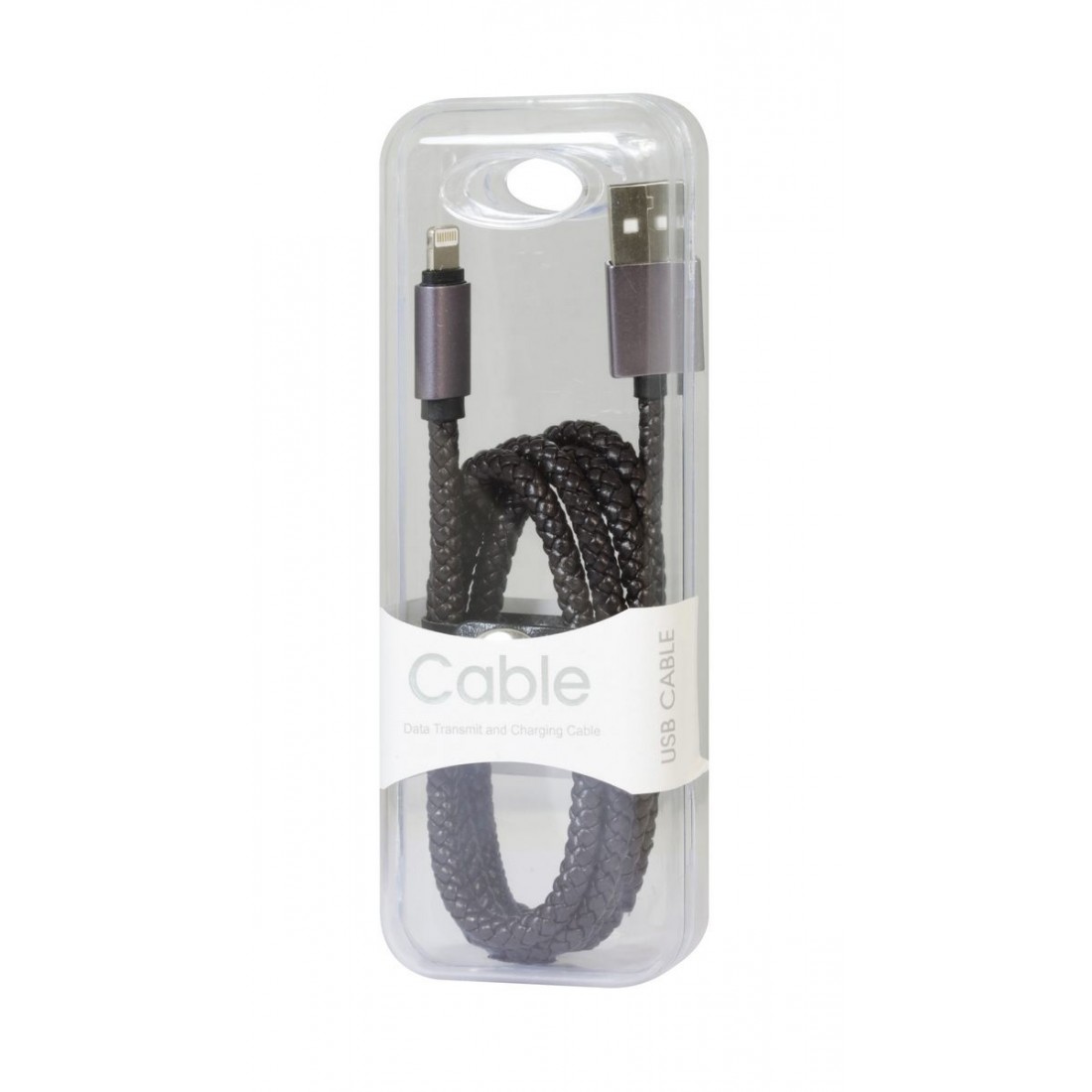 Cable Data Tressé 1 mètre Compatible USB Type-C - Noir