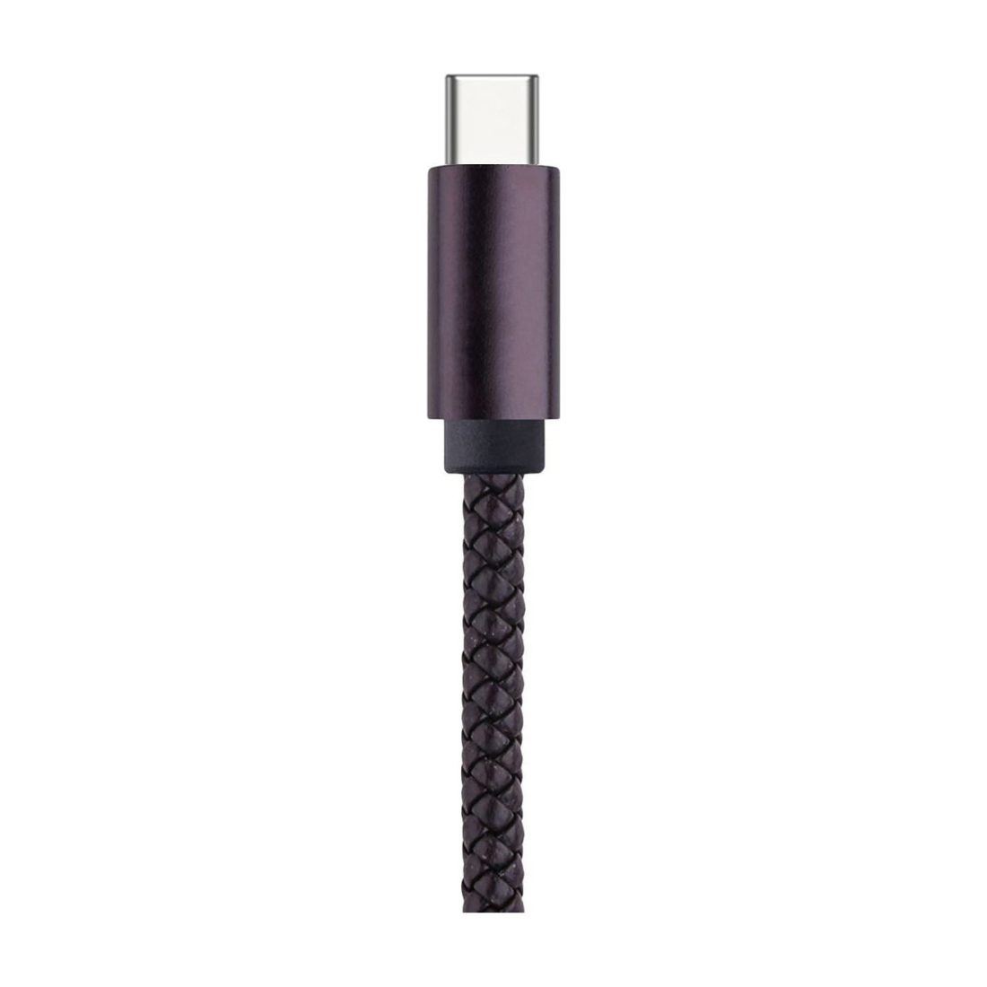 Cable Data Tressé 1 mètre Compatible USB Type-C - Noir