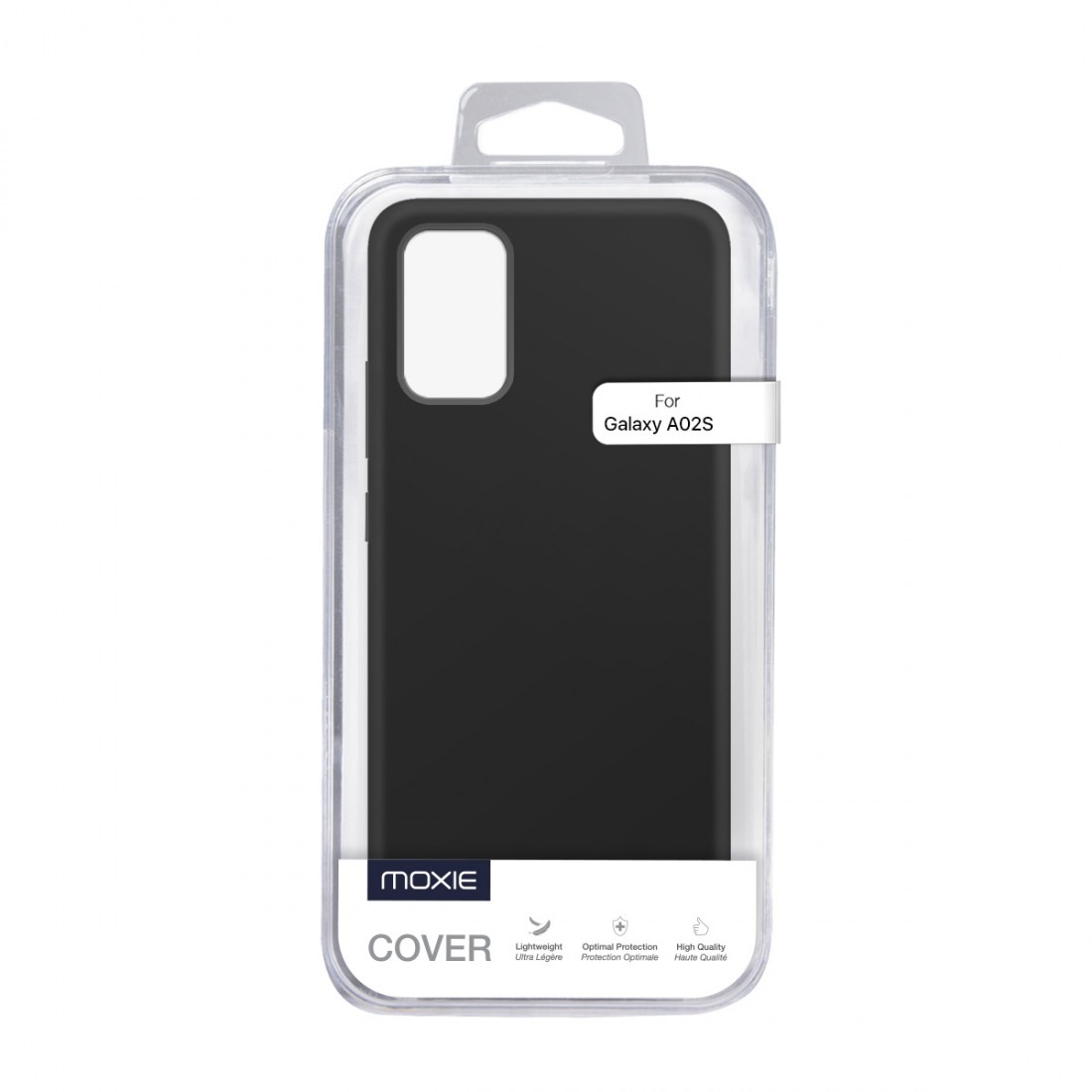 Coque Silicone Be Fluo Anti-chocs et Anti-rayures Intérieur Microfibre pour Galaxy A02S - Noir