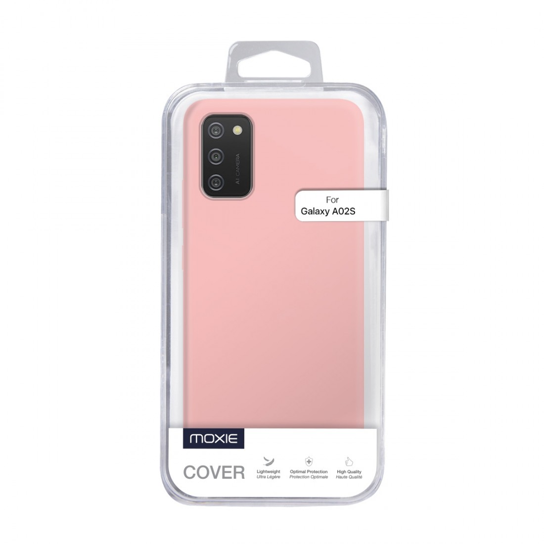 Coque Silicone Be Fluo Anti-chocs et Anti-rayures Intérieur Microfibre pour Galaxy A02S - Rose