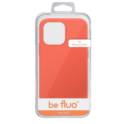 Moxie Coque iPhone 13 Mini [BeFluo] Coque Silicone Fine et Légère pour iPhone 13 Mini, Intérieur Microfibre, Coque Anti-chocs et