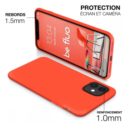 Moxie Coque iPhone 13 Pro Max [BeFluo] Coque Silicone Fine et Légère pour iPhone 13 Pro Max, Intérieur Microfibre, Coque Anti-ch