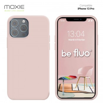 Moxie Coque iPhone 13 Pro Max [BeFluo] Coque Silicone Fine et Légère pour iPhone 13 Pro Max, Intérieur Microfibre, Coque Anti-ch