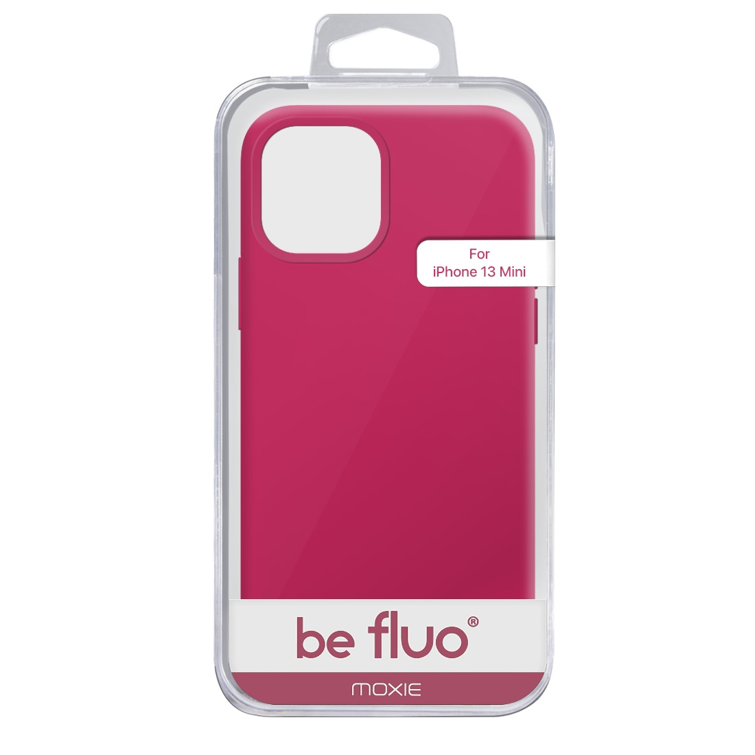 Moxie Coque iPhone 13 Mini [BeFluo] Coque Silicone Fine et Légère pour iPhone 13 Mini, Intérieur Microfibre, Coque Anti-chocs et