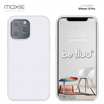 Moxie Coque iPhone 13 Mini [BeFluo] Coque Silicone Fine et Légère pour iPhone 13 Mini , Intérieur Microfibre, Coque Anti-chocs e