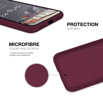 Moxie Coque iPhone 13 Pro Max [BeFluo] Coque Silicone Fine et Légère pour iPhone 13 Pro Max , Intérieur Microfibre, Coque Anti-c