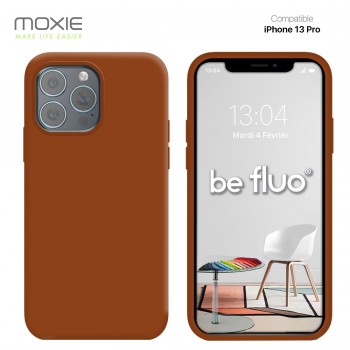 Moxie Coque iPhone 13 Pro [BeFluo] Coque Silicone Fine et Légère pour iPhone 13 Pro , Intérieur Microfibre, Coque Anti-chocs et 