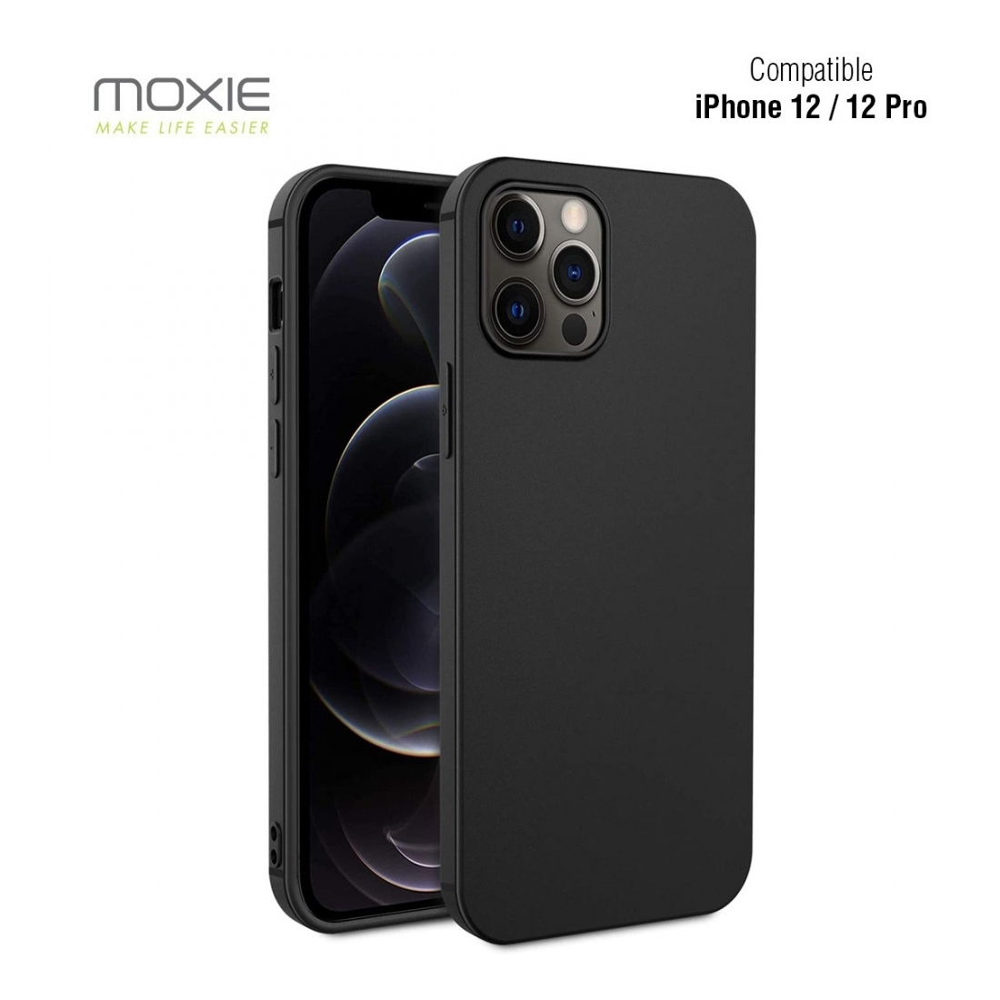 Housse ultra fine (0.25mm) Moxie Skin pour iPhone 13 Pro 6.1" coloris Noir
