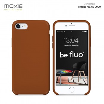 Moxie Coque iPhone 7/8/SE 2020 [BeFluo] Coque Silicone Fine et Légère pour iPhone 8, iPhone 7 et iPhone SE 2020, Intérieur Micro
