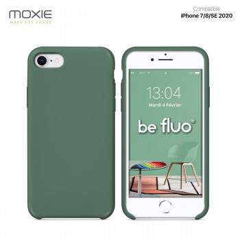 Moxie Coque iPhone 7/8/SE 2020 [BeFluo] Coque Silicone Fine et Légère pour iPhone 8, iPhone 7 et iPhone SE 2020, Intérieur Micro