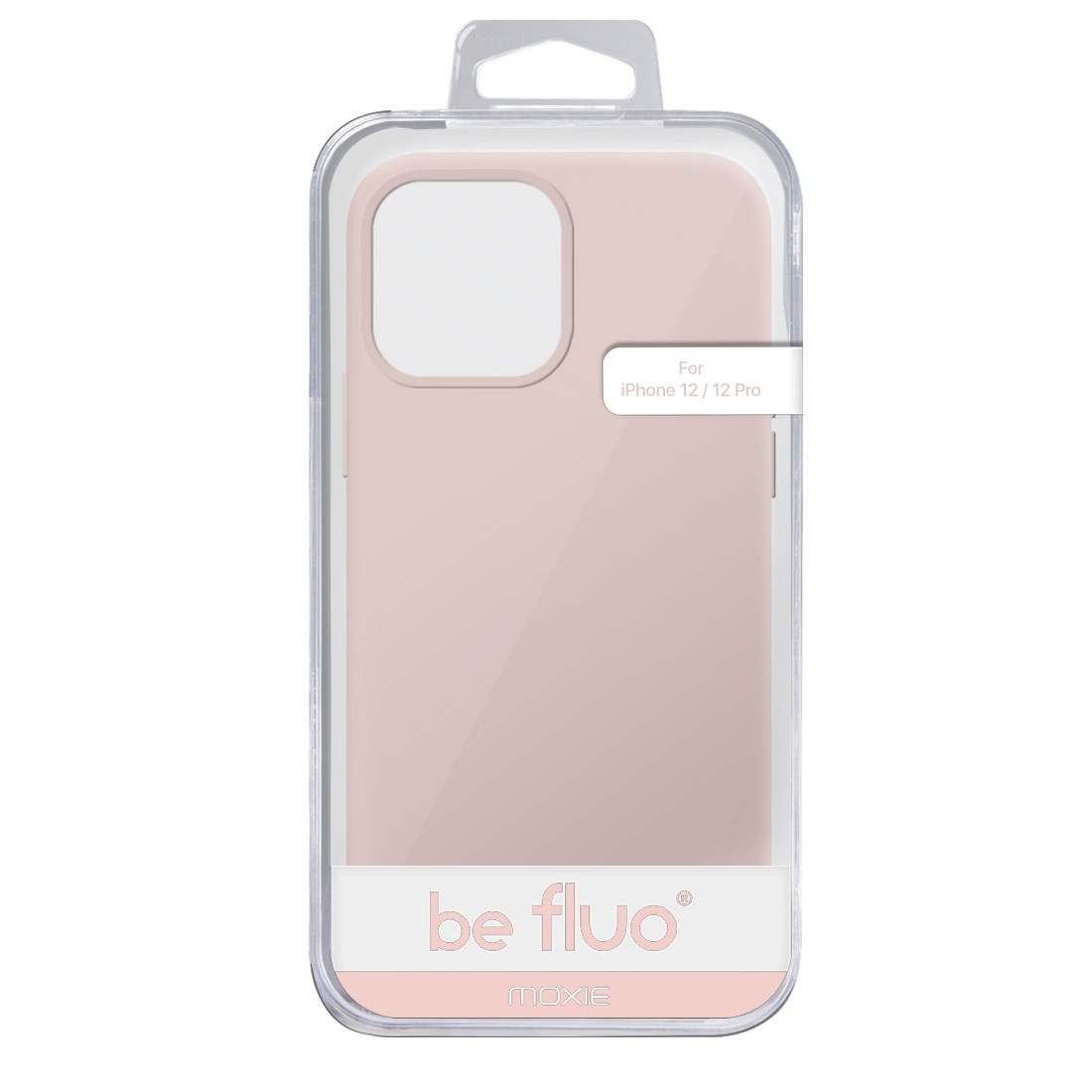 Moxie Coque silicone iPhone 12 / 12 Pro [BeFluo] - Intérieur Microfibre, Coque Anti-chocs et Anti-rayures pour iPhone 12 / 12 Pr